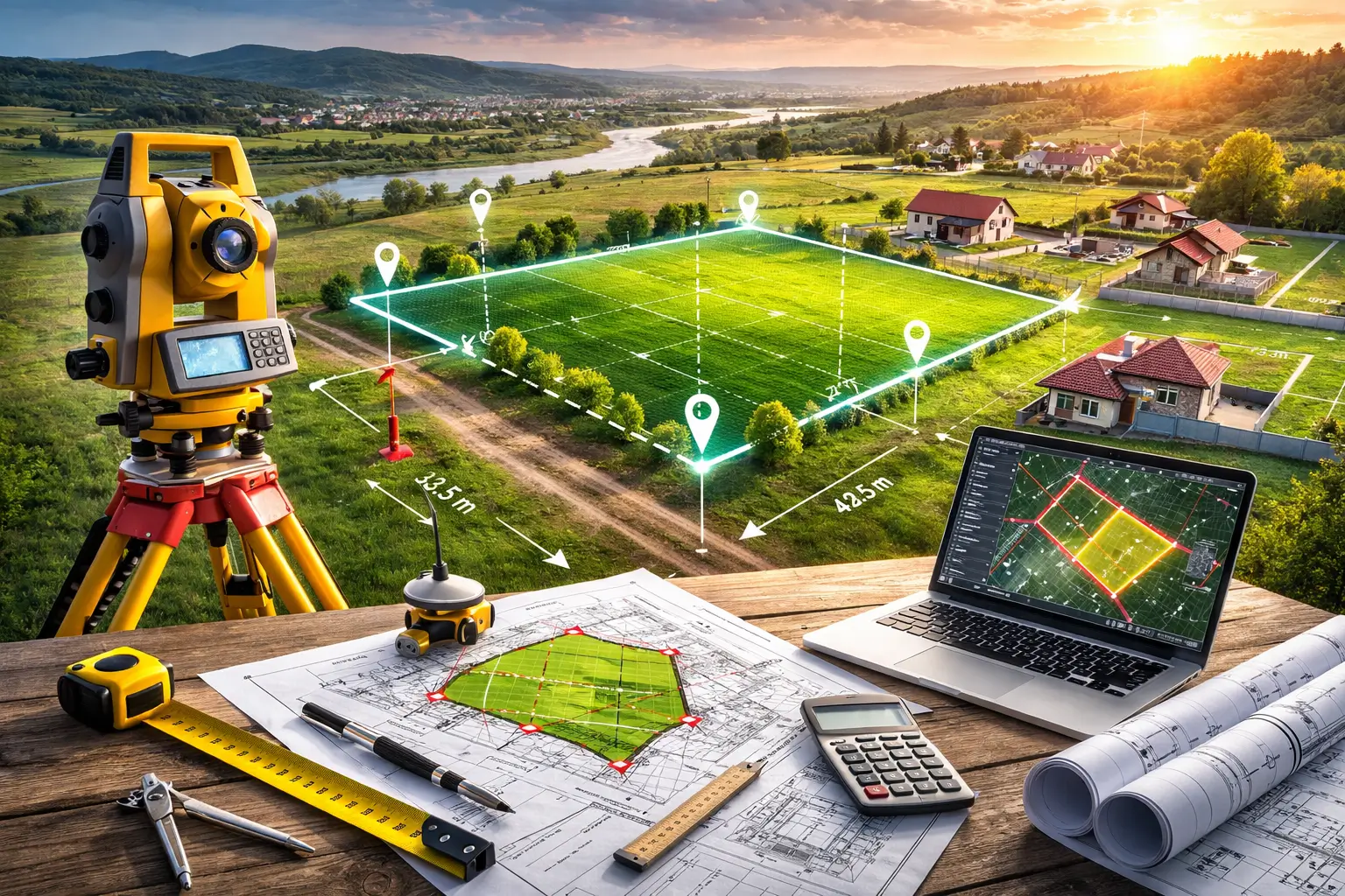 მიწის ნაკვეთის დაკვალვა